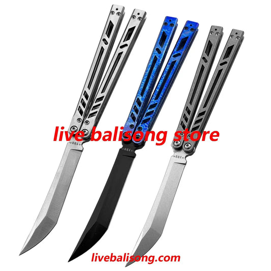 Baliplus Titanium Barebones (Tibones ) Balisong Clone livebalisong