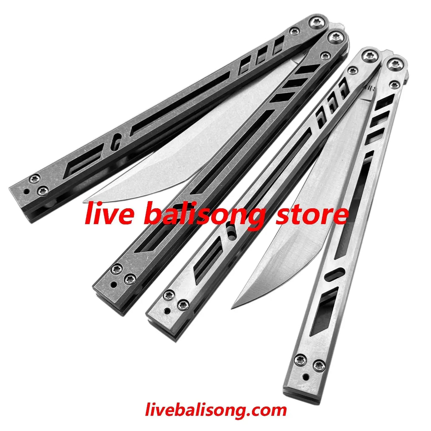 Baliplus Titanium Barebones (Tibones ) Balisong Clone livebalisong