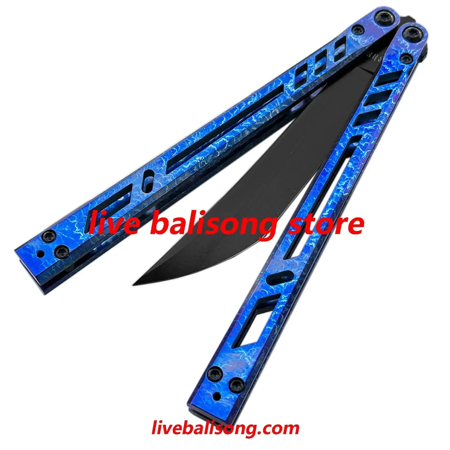 Baliplus Titanium Barebones (Tibones ) Balisong Clone livebalisong