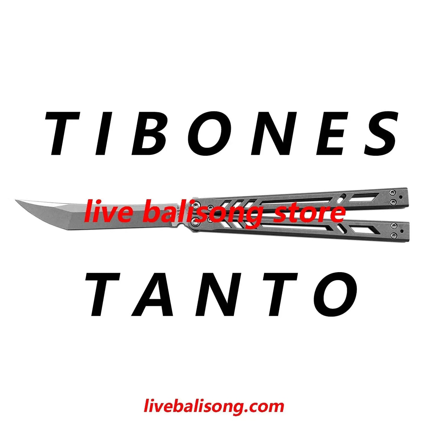 Baliplus Titanium Barebones (Tibones ) Balisong Clone livebalisong