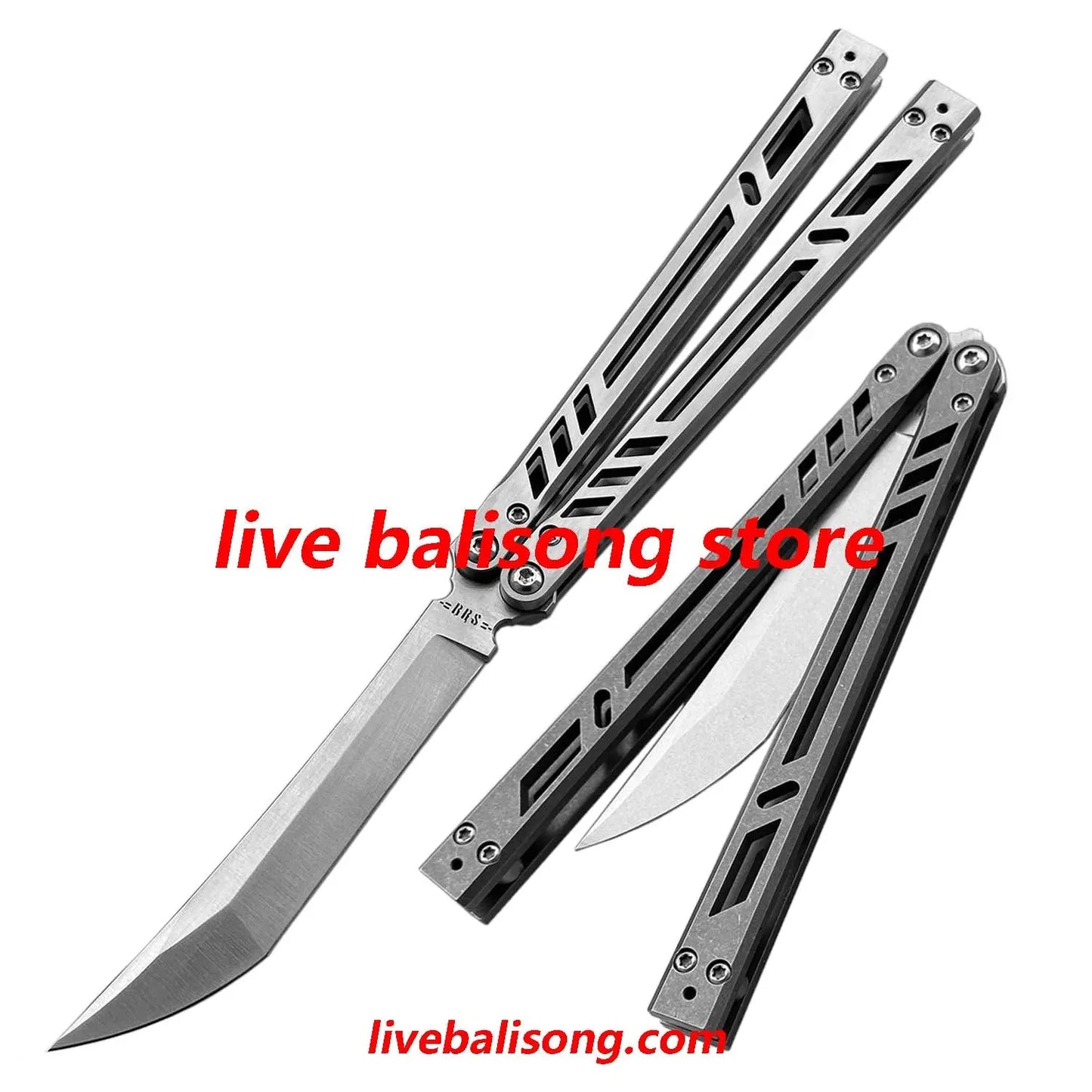 Baliplus Titanium Barebones (Tibones ) Balisong Clone livebalisong