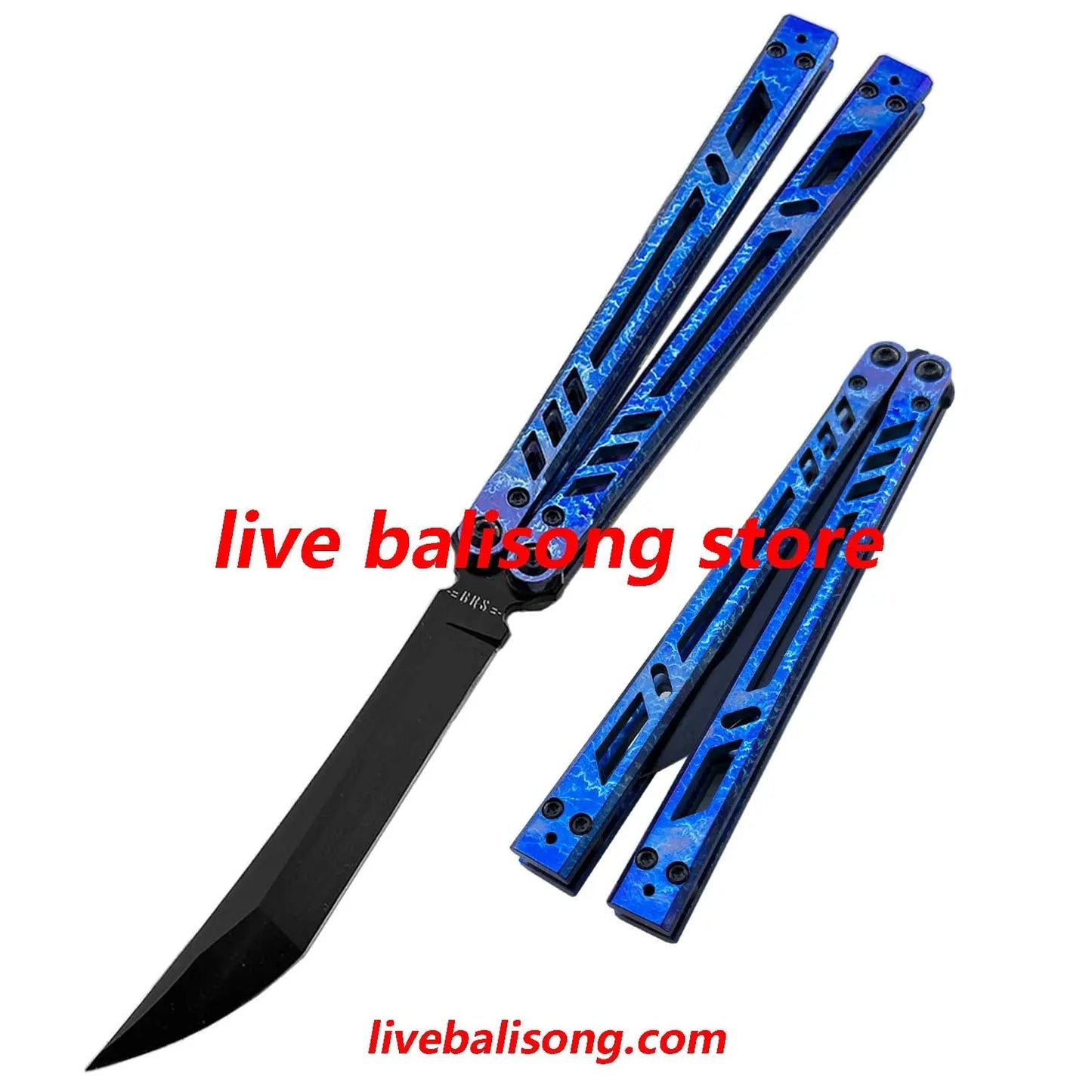 Baliplus Titanium Barebones (Tibones ) Balisong Clone livebalisong