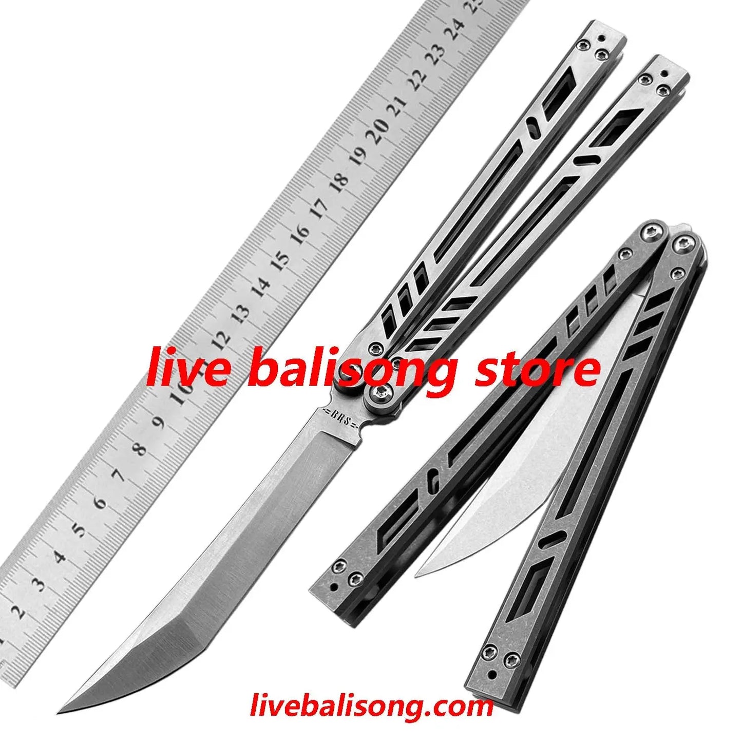 Baliplus Titanium Barebones (Tibones ) Balisong Clone livebalisong