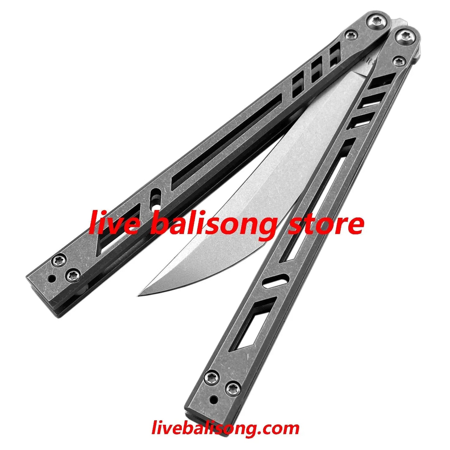 Baliplus Titanium Barebones (Tibones ) Balisong Clone livebalisong