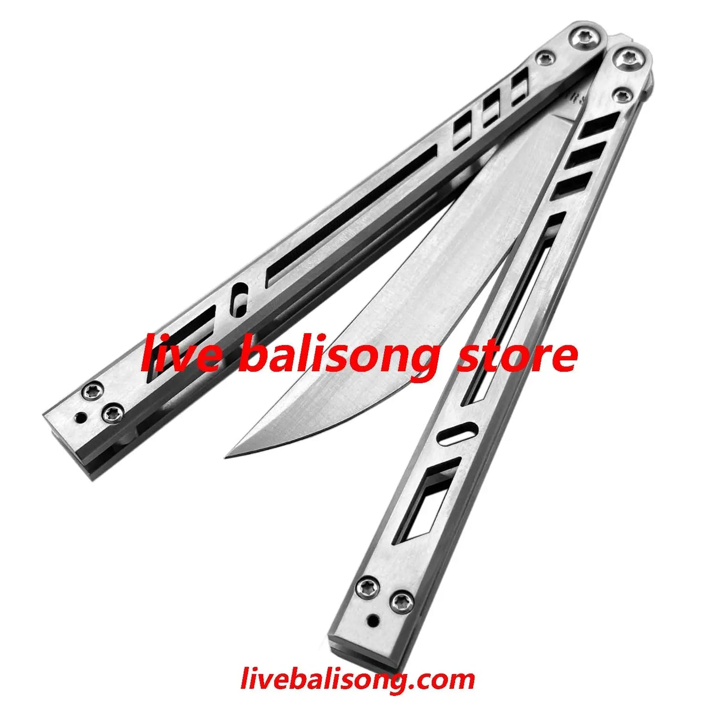 Baliplus Titanium Barebones (Tibones ) Balisong Clone livebalisong