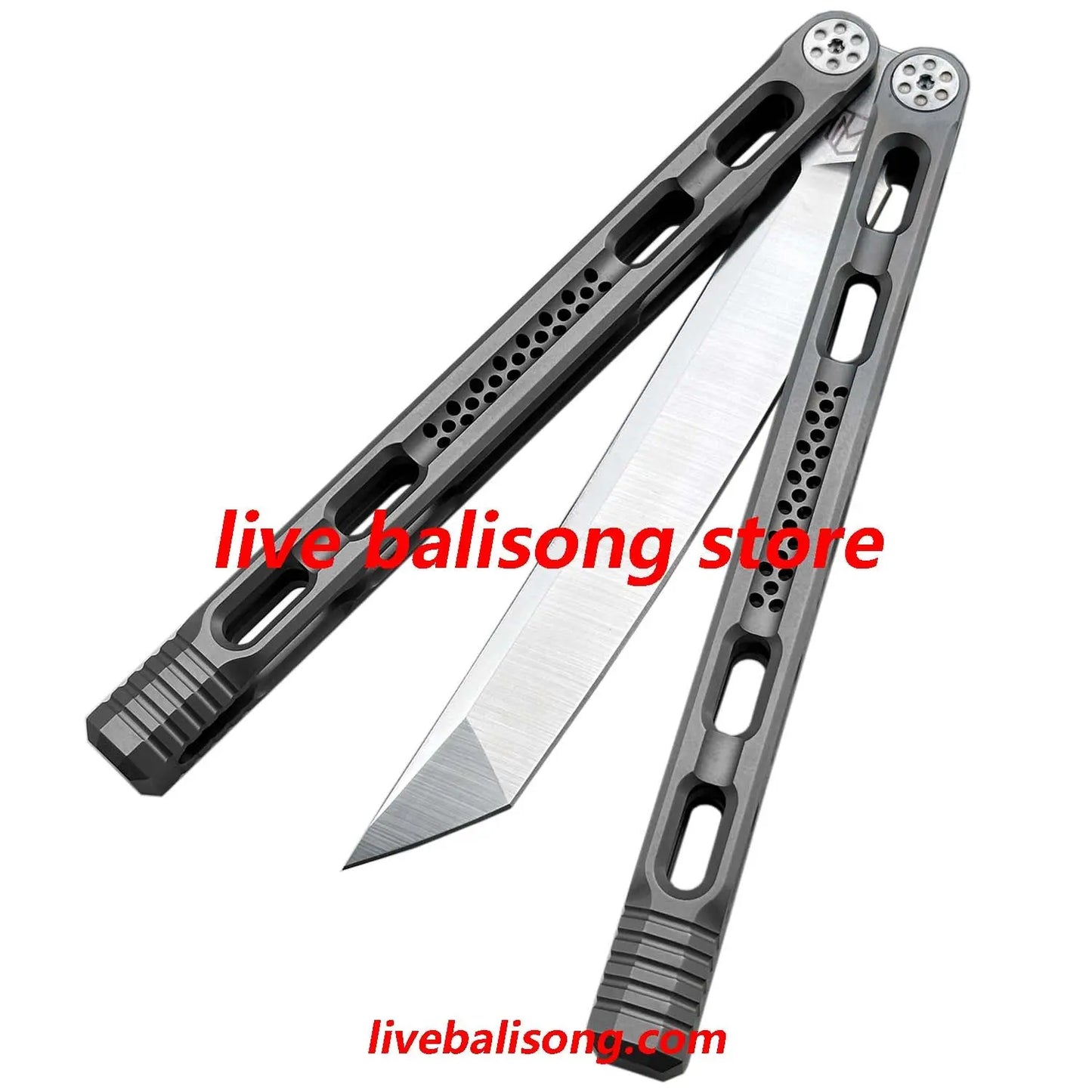 MXNIUM Raid Original Balisong Titanium Handle livebalisong