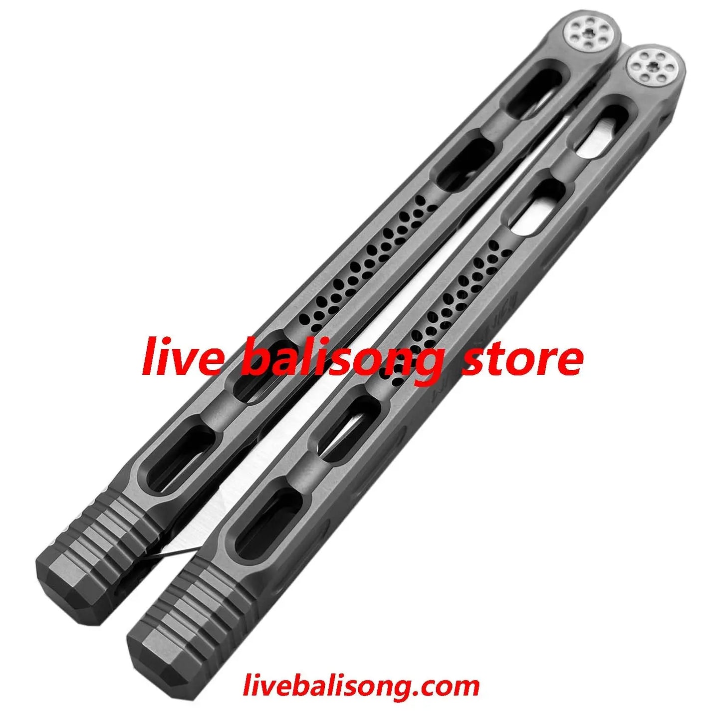 MXNIUM Raid Original Balisong Titanium Handle livebalisong