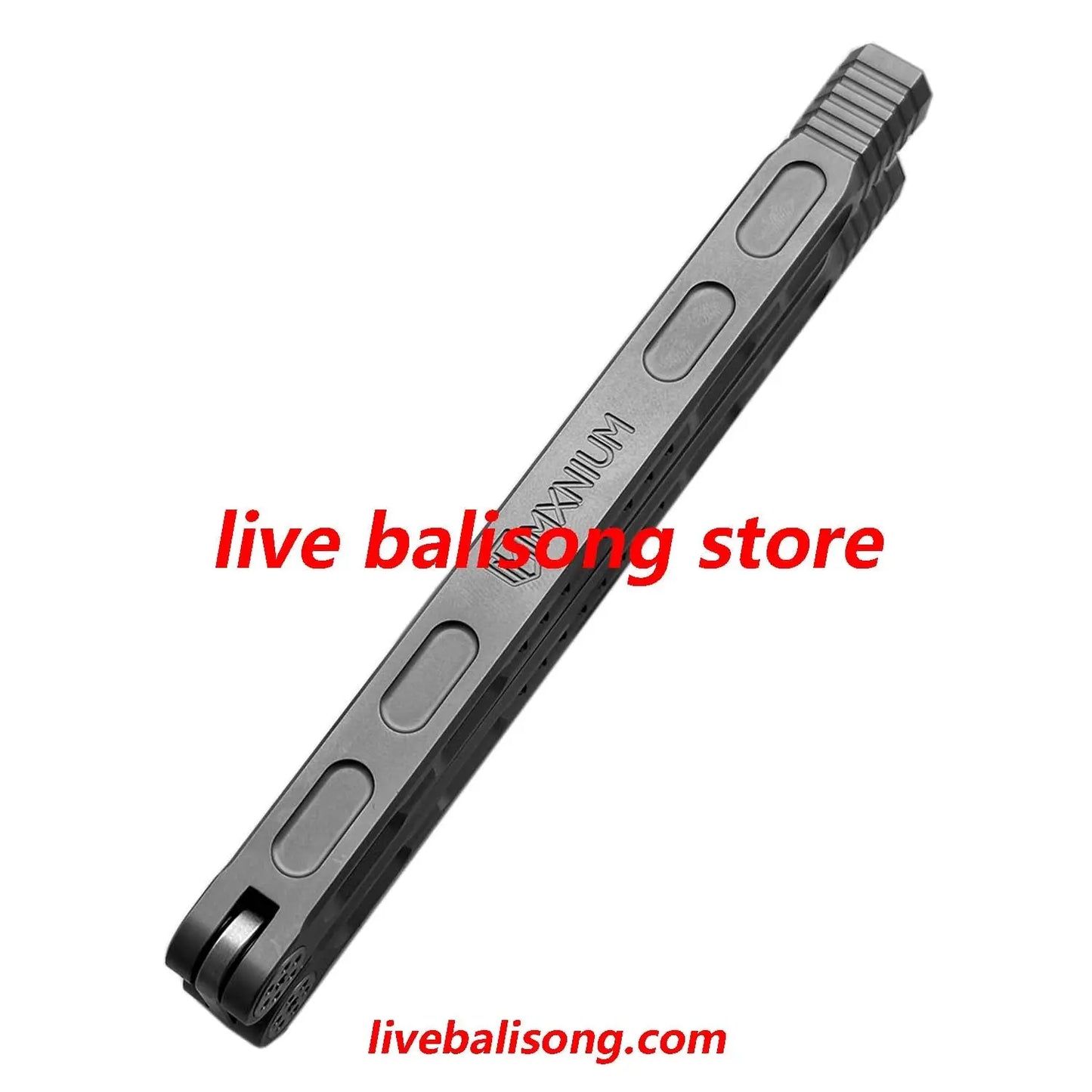 MXNIUM Raid Original Balisong Titanium Handle livebalisong