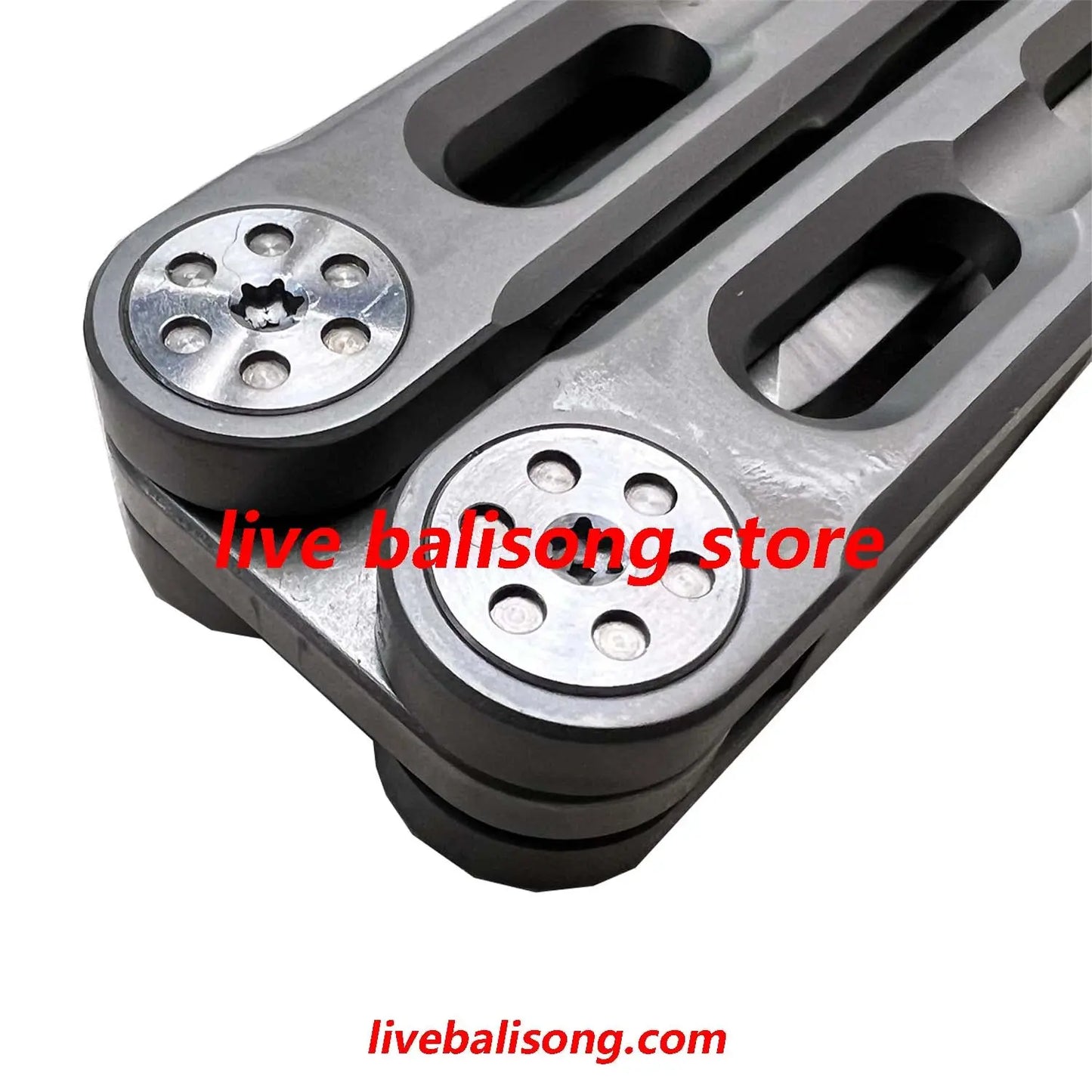 MXNIUM Raid Original Balisong Titanium Handle livebalisong