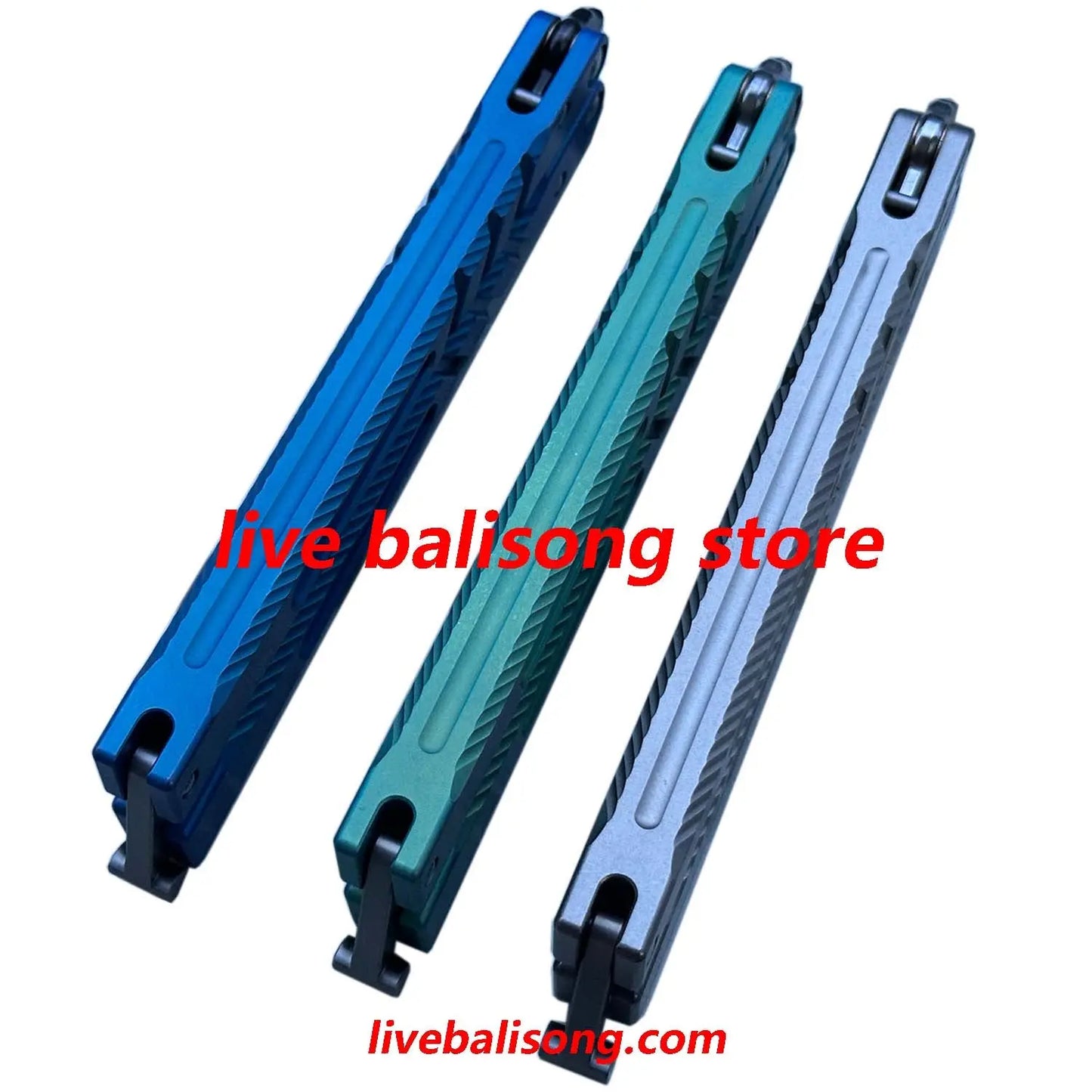 New Theone CHAB V2 Channel Alpha Beast Balisong Clone Titanium Handle livebalisong