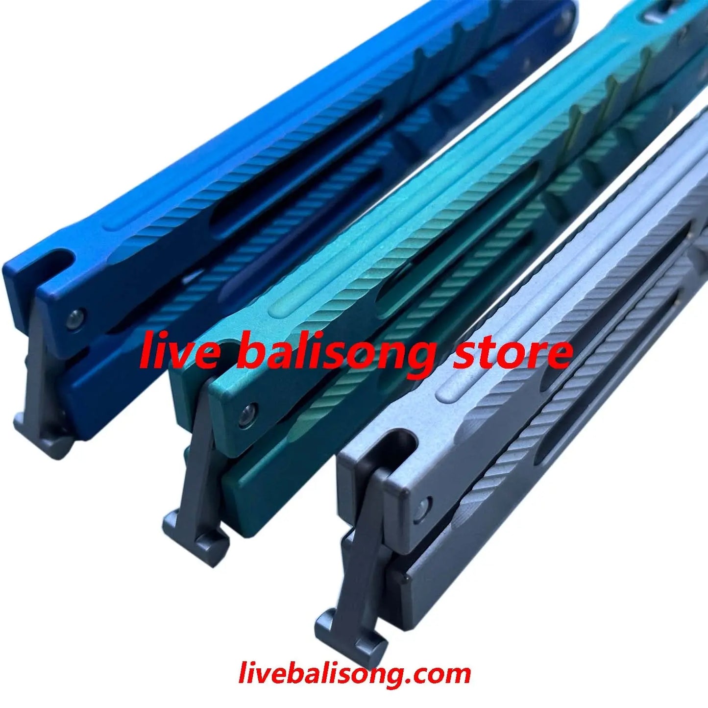 New Theone CHAB V2 Channel Alpha Beast Balisong Clone Titanium Handle livebalisong