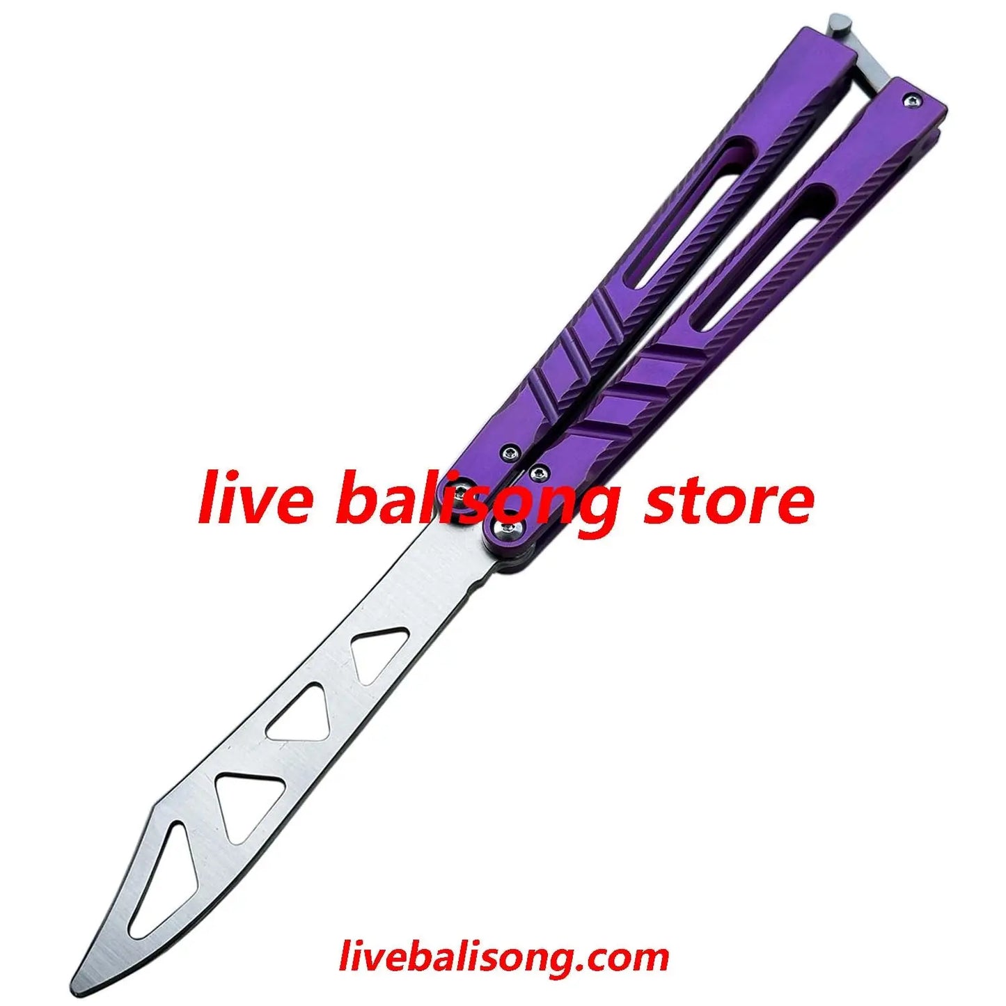 New Theone CHAB V2 Channel Alpha Beast Balisong Clone Titanium Handle livebalisong