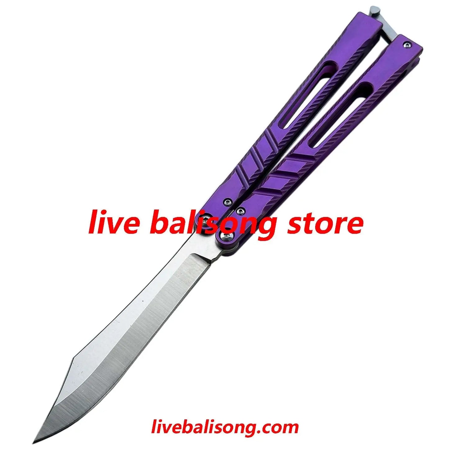 New Theone CHAB V2 Channel Alpha Beast Balisong Clone Titanium Handle livebalisong