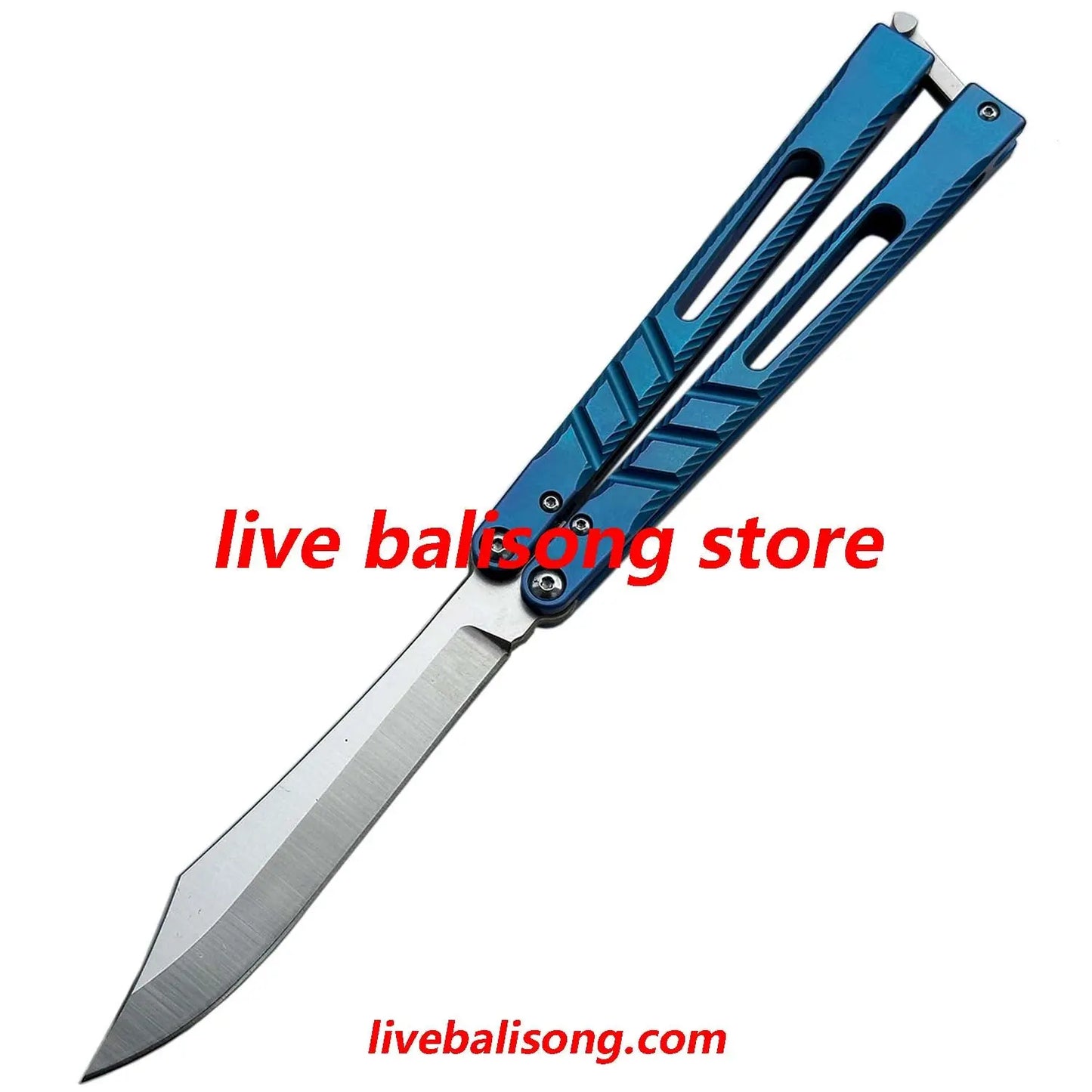 New Theone CHAB V2 Channel Alpha Beast Balisong Clone Titanium Handle livebalisong