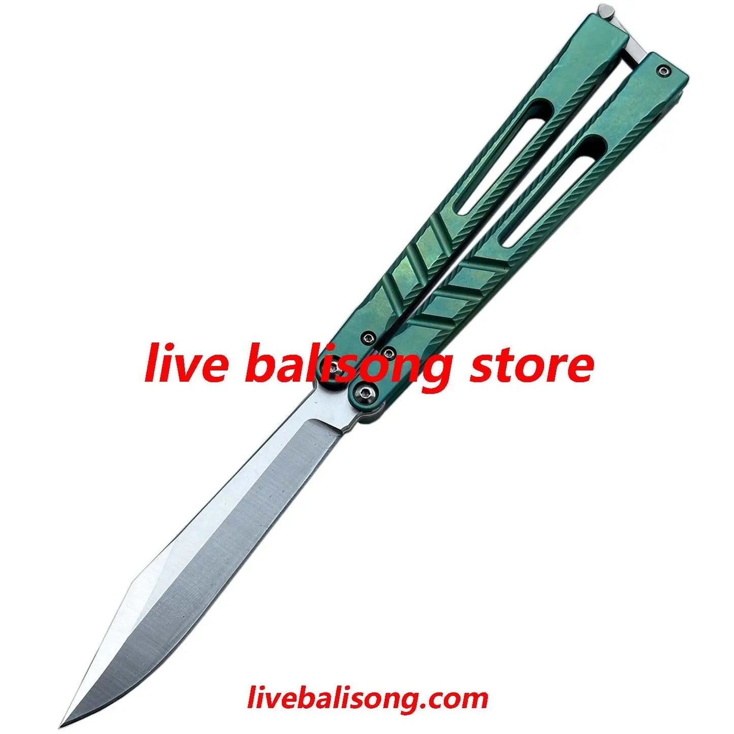 New Theone CHAB V2 Channel Alpha Beast Balisong Clone Titanium Handle livebalisong