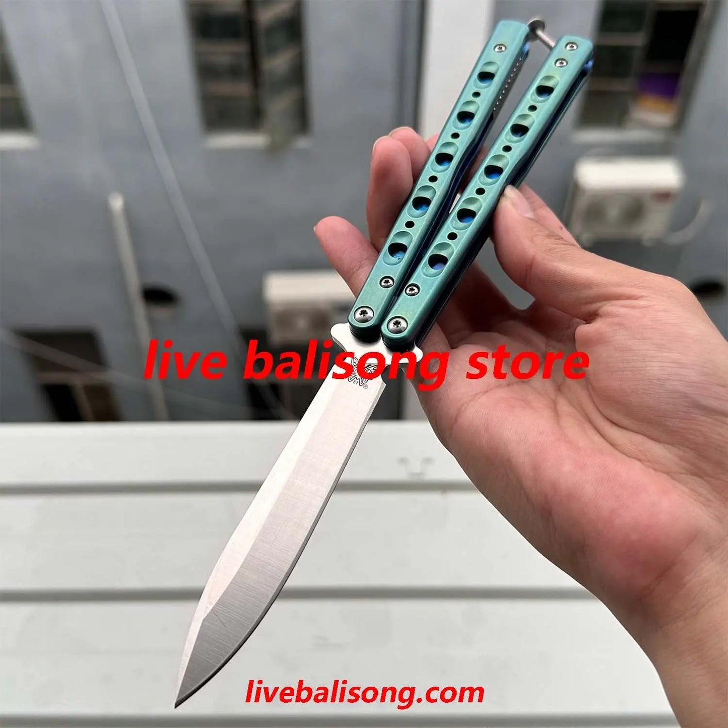 Theone BM51 V3 Balisong Clone Titanium Handle livebalisong