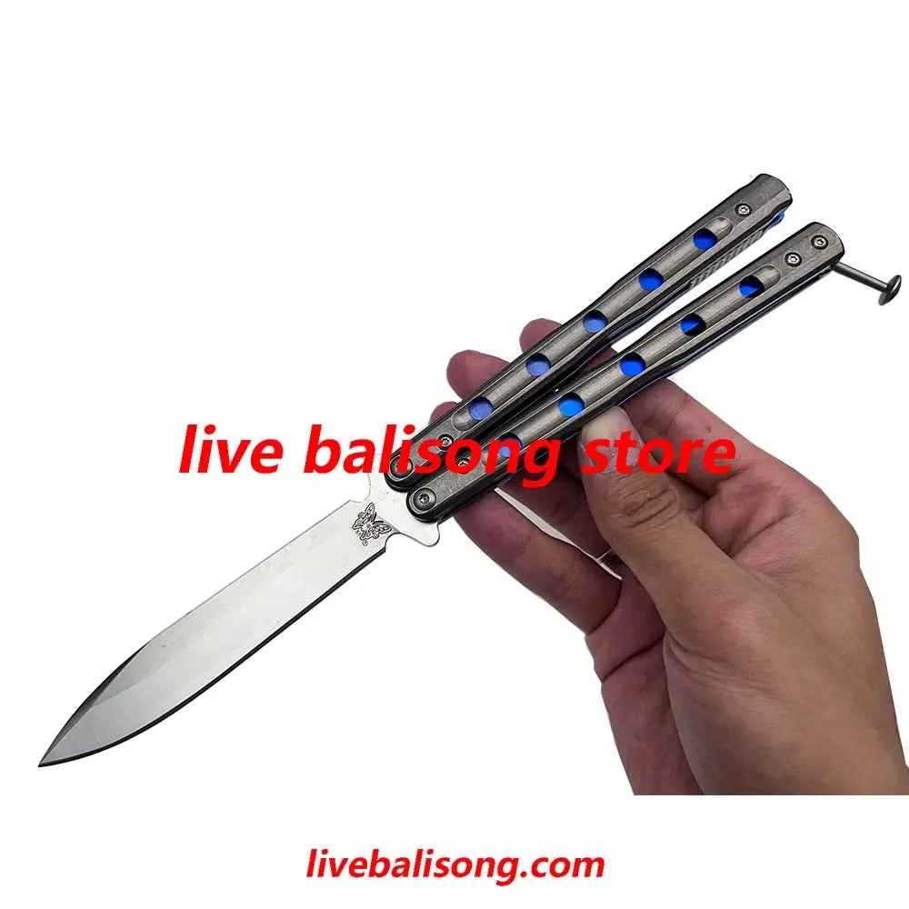 Theone BM51 V6 Balisong Clone Titanium Handle Bushing System livebalisong