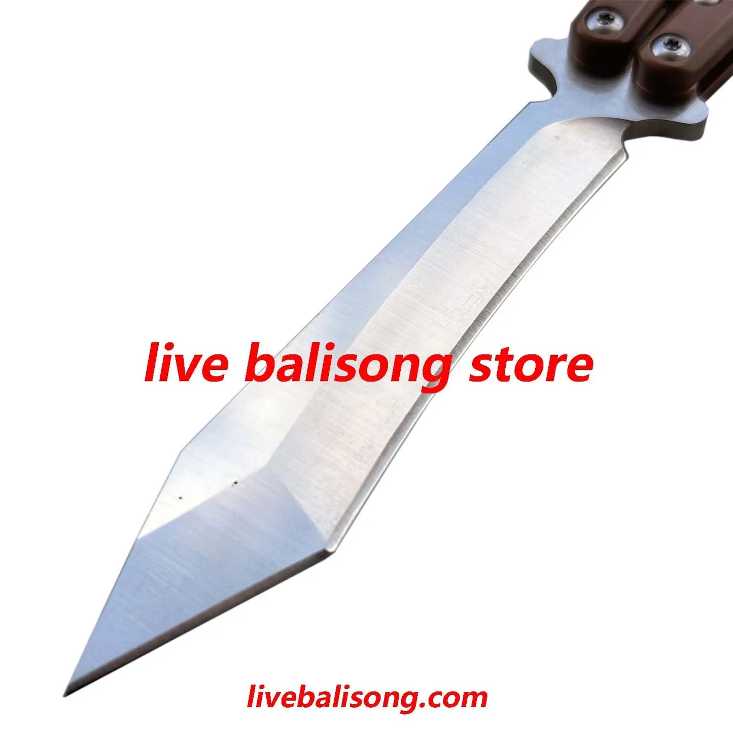 Theone Benchmade BM67 Balisong Clone Titanium Handle livebalisong