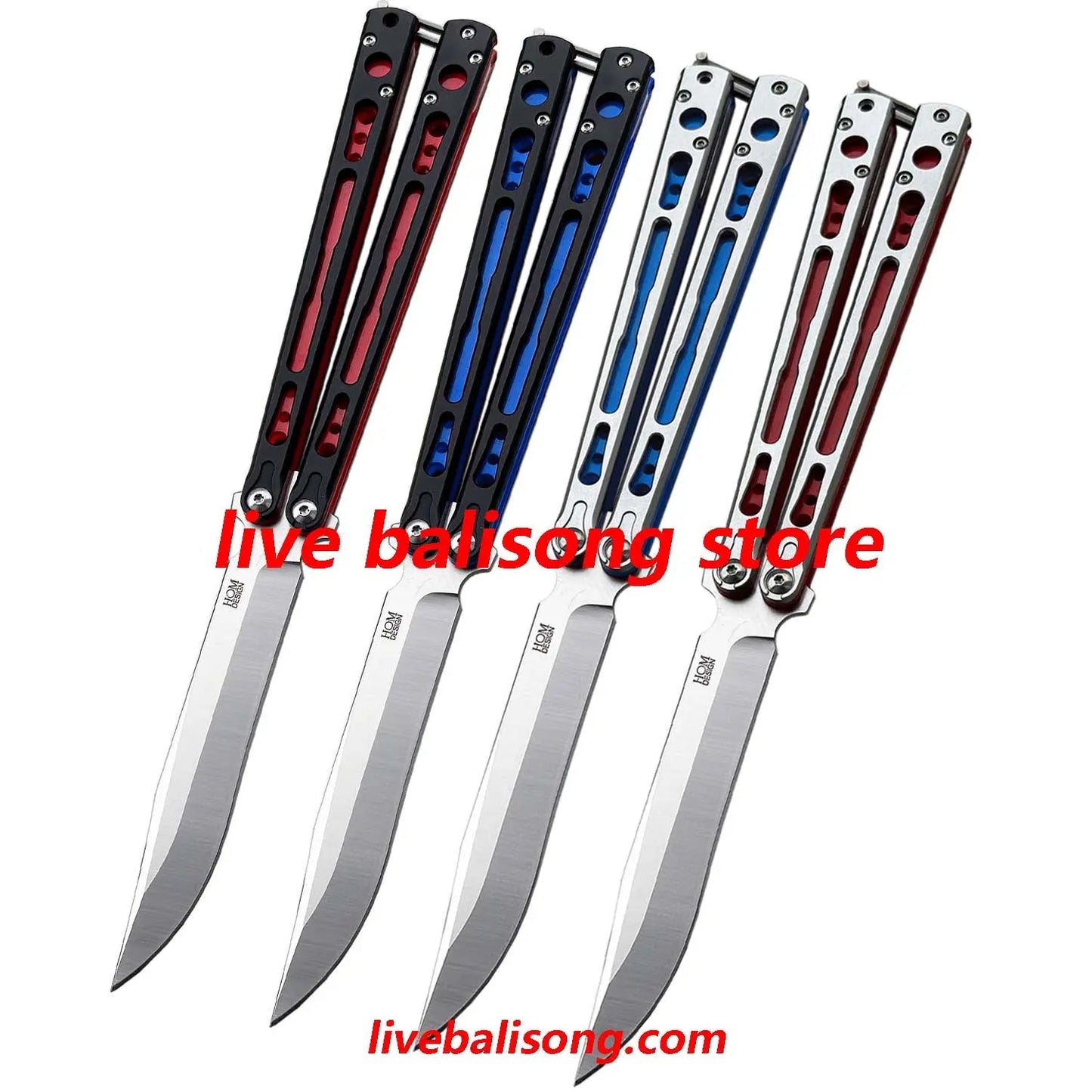 Theone Chimera Balisong Clone G10+Aluminum Hnadle livebalisong