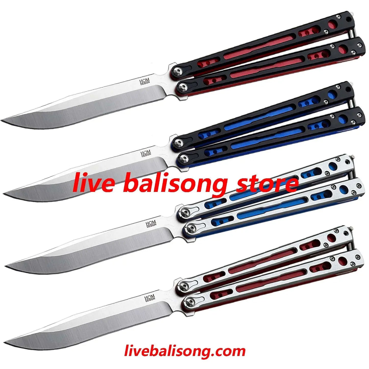 Theone Chimera Balisong Clone G10+Aluminum Hnadle livebalisong