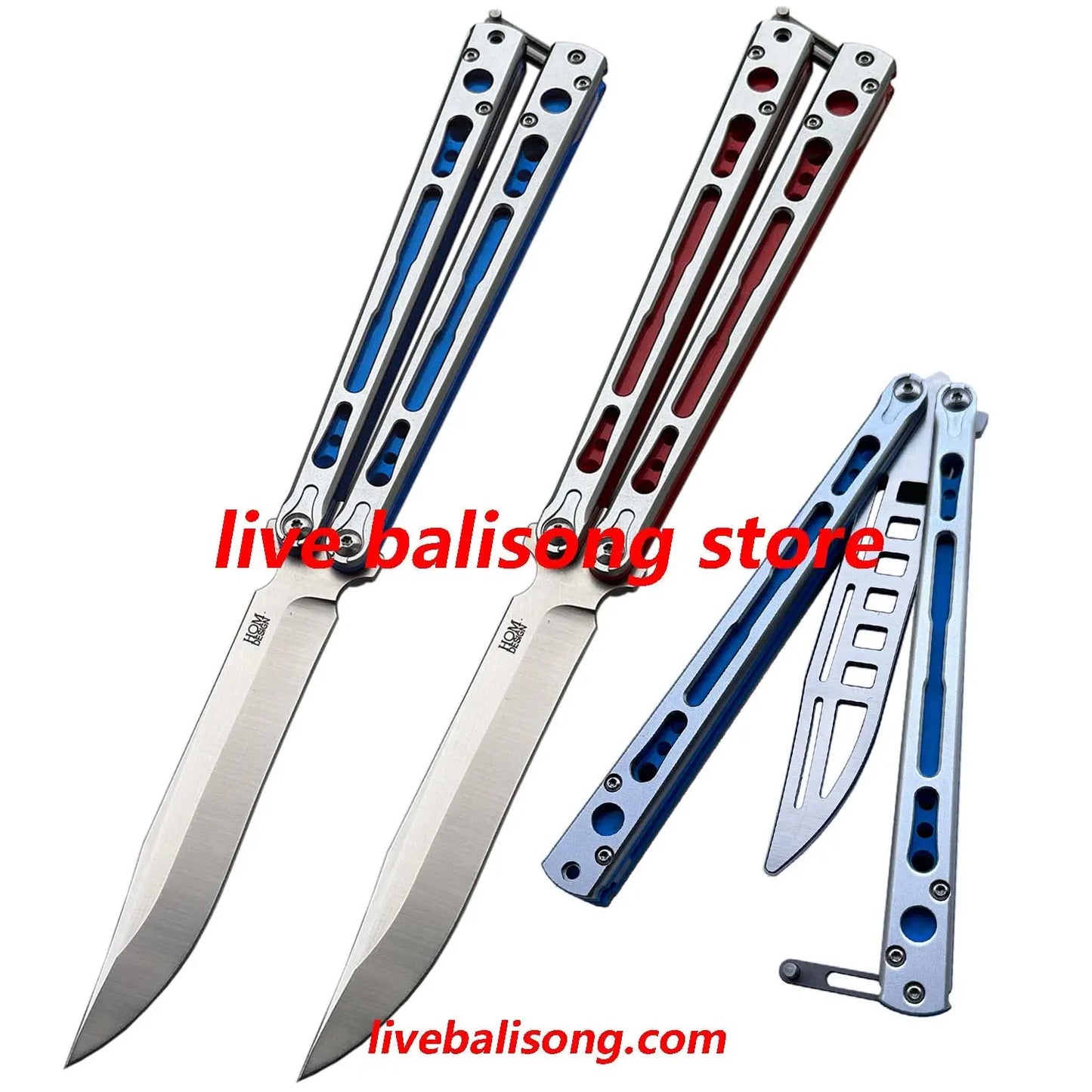 Theone Chimera Balisong Clone G10+Aluminum Hnadle livebalisong