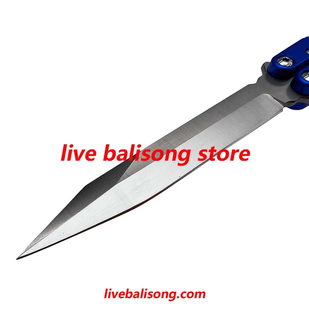 Theone Falcon Original Balisong 6061 Aluminum Handle Bushings System livebalisong