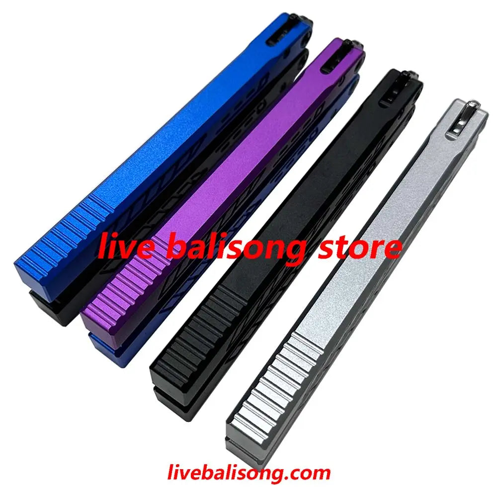 Theone Falcon Original Balisong 6061 Aluminum Handle Bushings System livebalisong