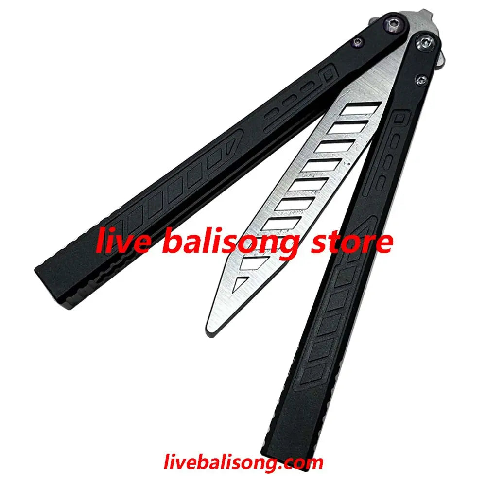 Theone Falcon Original Balisong 6061 Aluminum Handle Bushings System livebalisong