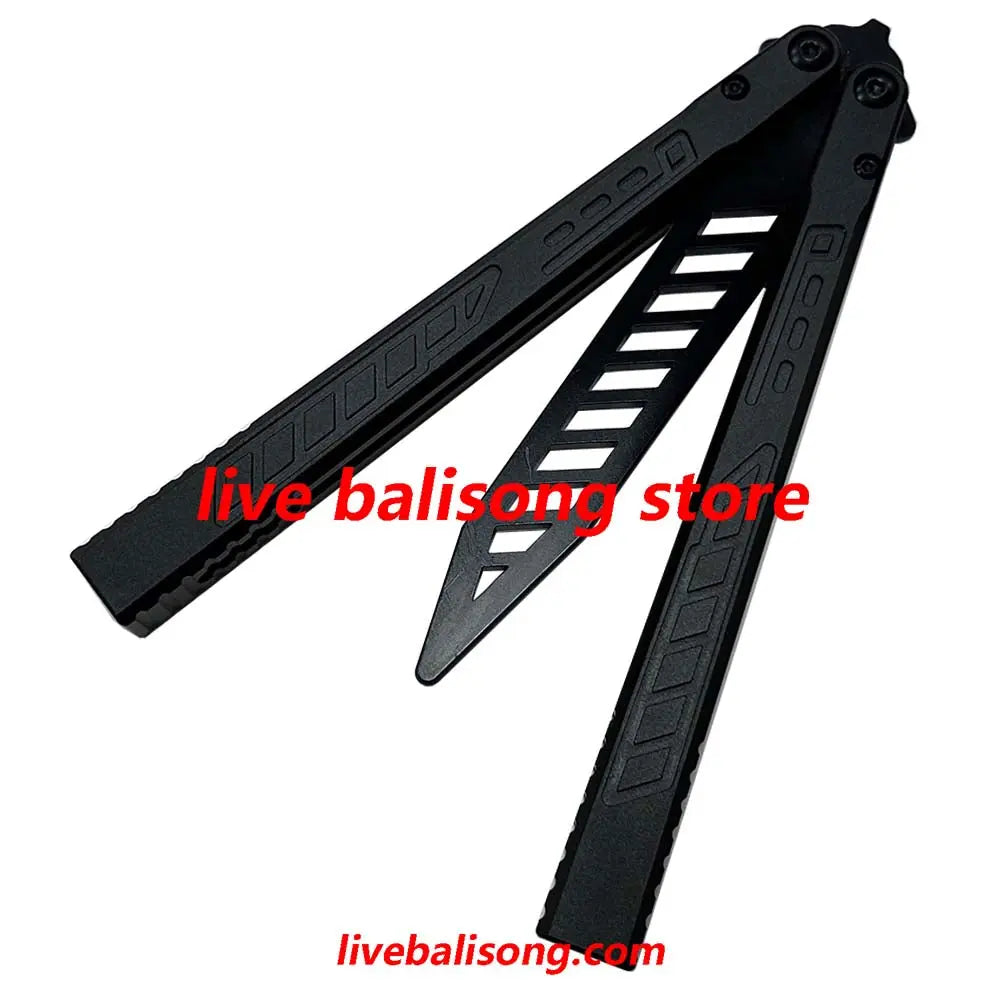Theone Falcon Original Balisong 6061 Aluminum Handle Bushings System livebalisong