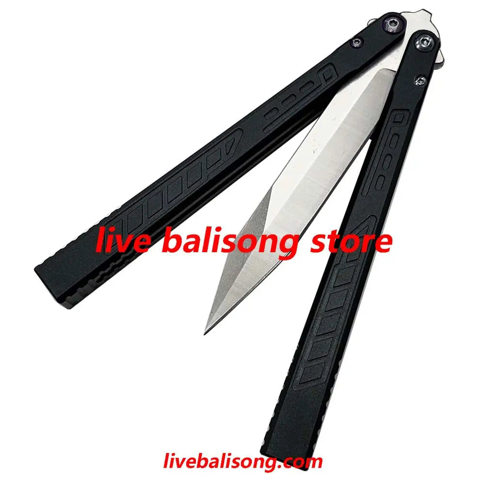 Theone Falcon Original Balisong 6061 Aluminum Handle Bushings System livebalisong