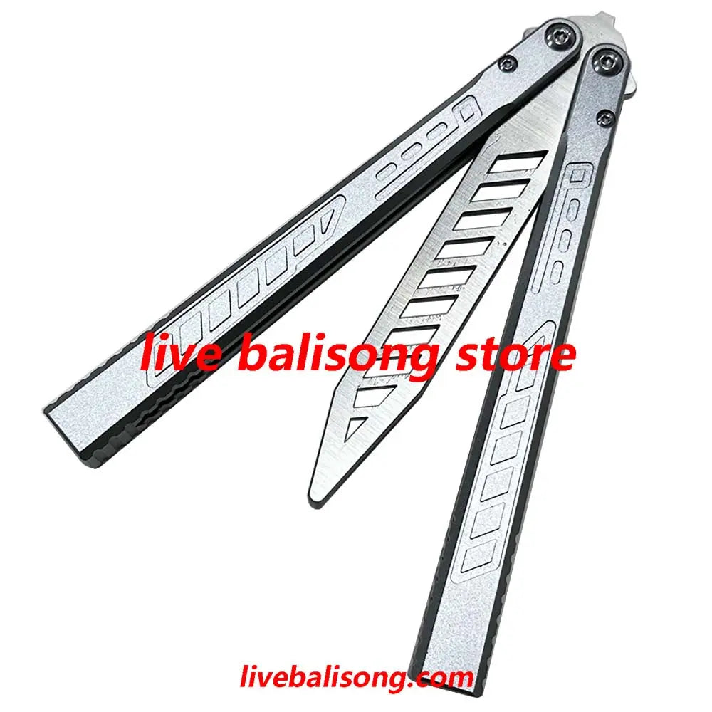 Theone Falcon Original Balisong 6061 Aluminum Handle Bushings System livebalisong