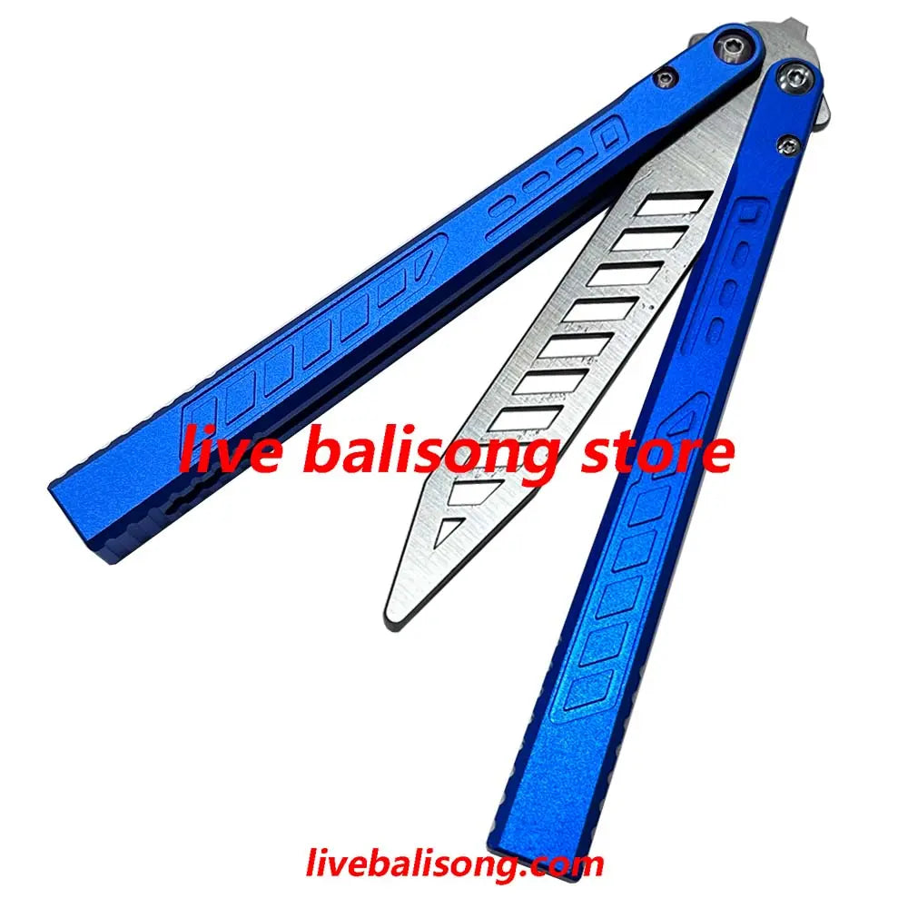Theone Falcon Original Balisong 6061 Aluminum Handle Bushings System livebalisong
