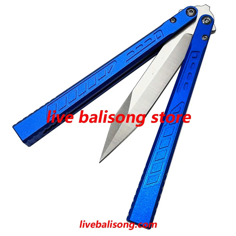 Theone Falcon Original Balisong 6061 Aluminum Handle Bushings System livebalisong