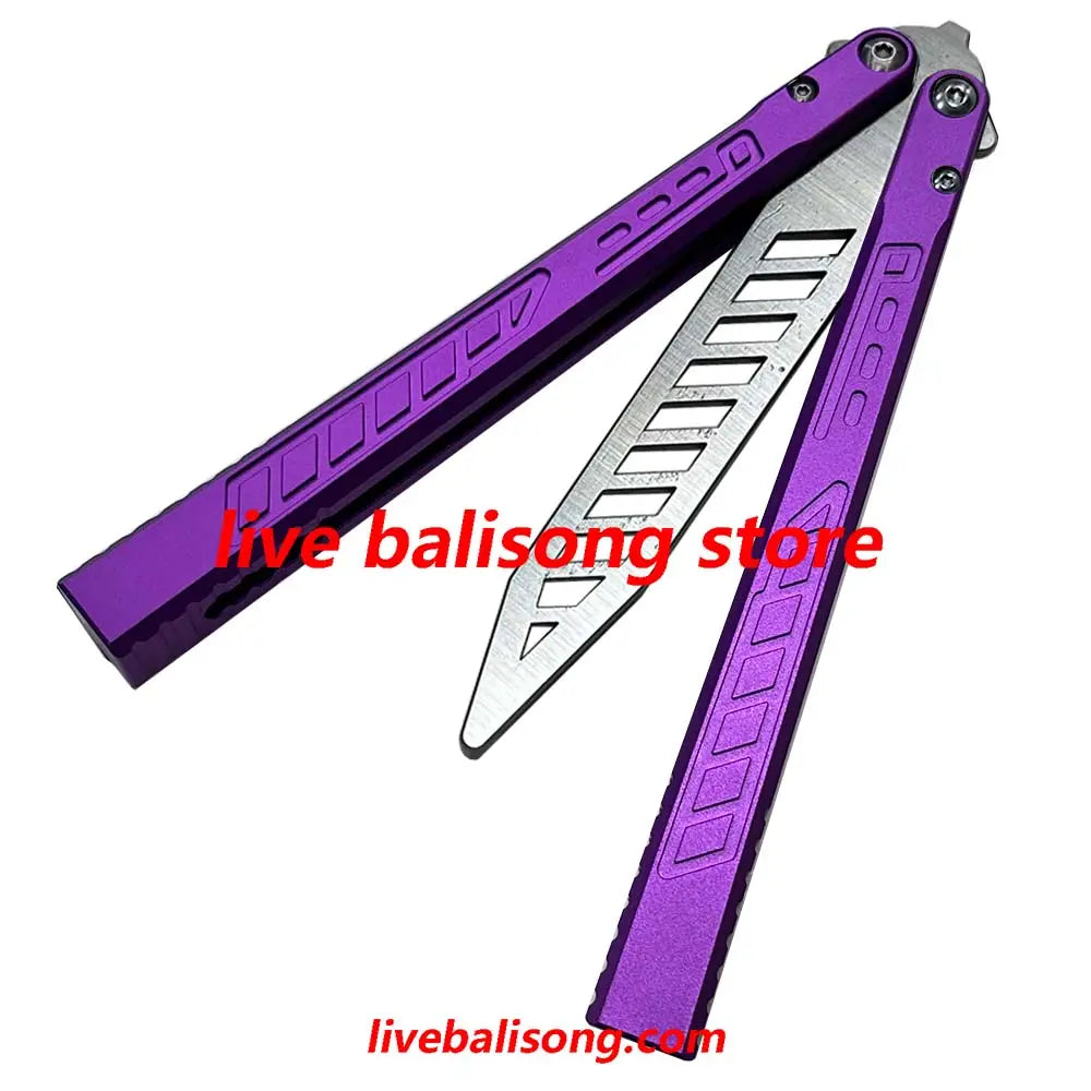 Theone Falcon Original Balisong 6061 Aluminum Handle Bushings System livebalisong