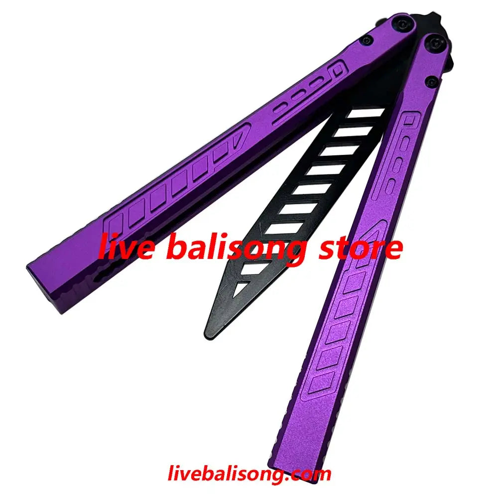 Theone Falcon Original Balisong 6061 Aluminum Handle Bushings System livebalisong