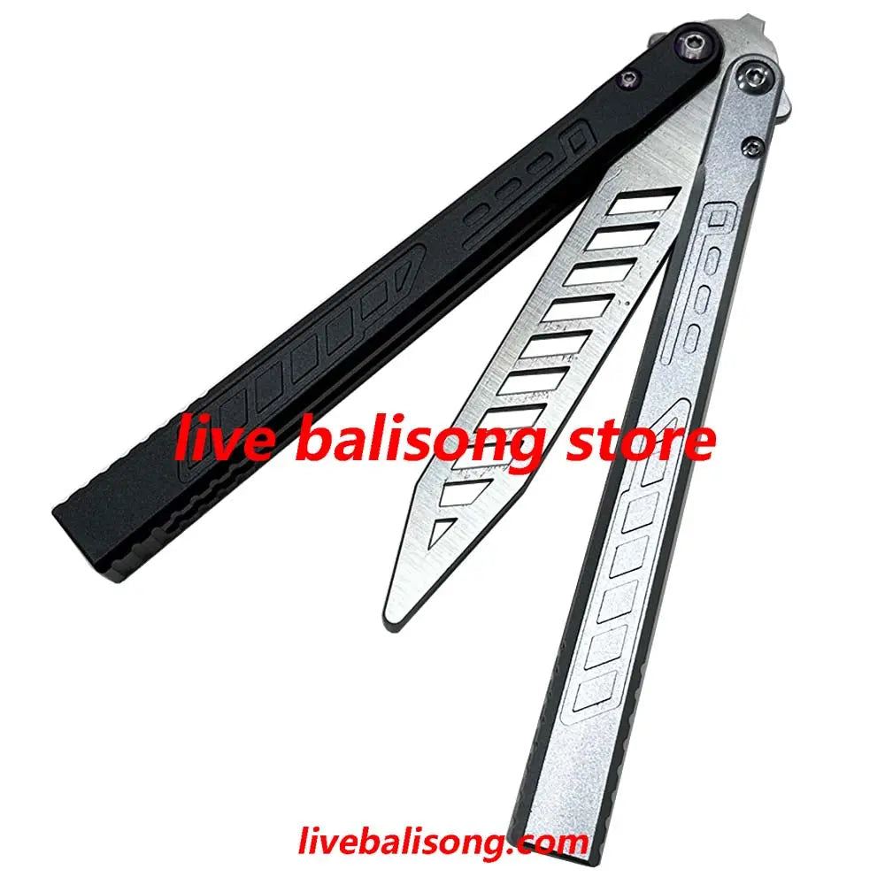 Theone Falcon Original Balisong 6061 Aluminum Handle Bushings System livebalisong