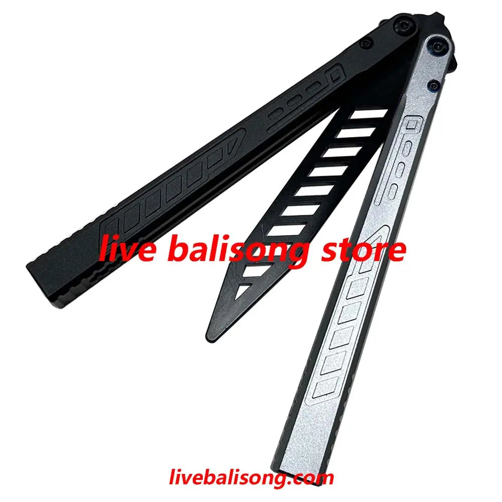 Theone Falcon Original Balisong 6061 Aluminum Handle Bushings System livebalisong