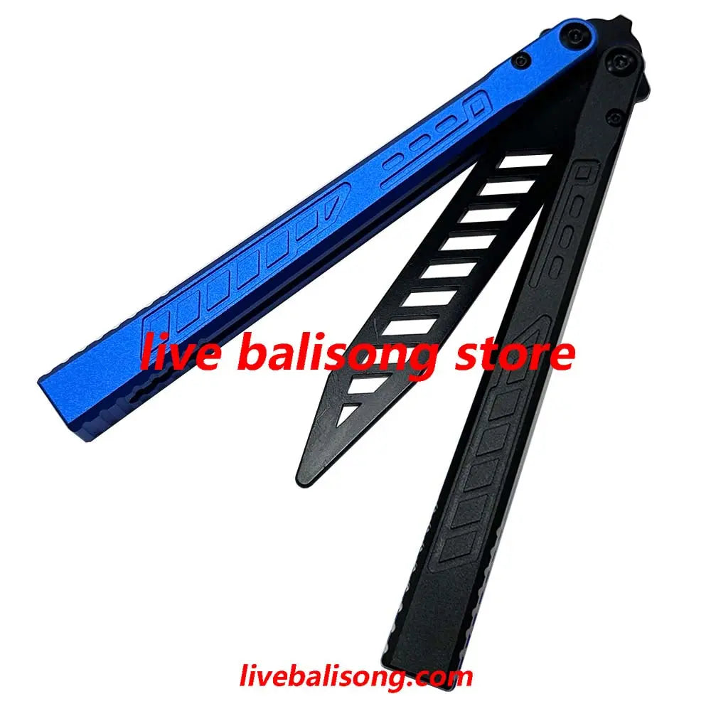 Theone Falcon Original Balisong 6061 Aluminum Handle Bushings System livebalisong