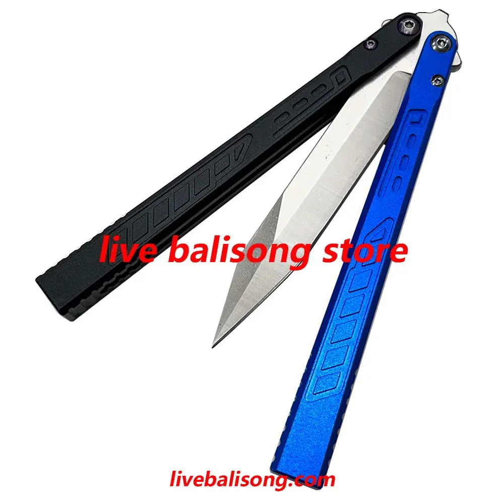 Theone Falcon Original Balisong 6061 Aluminum Handle Bushings System livebalisong