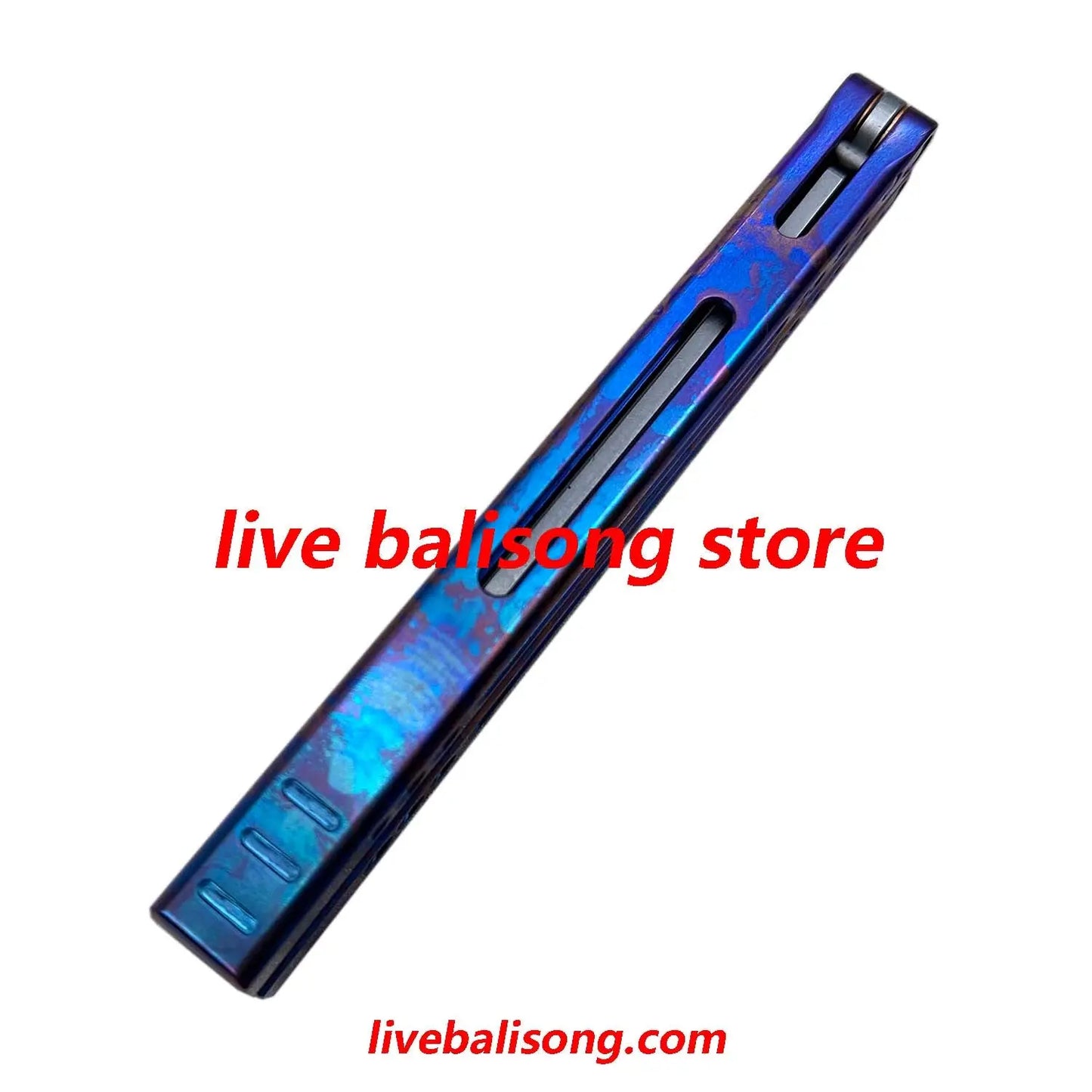 Theone Gale Balisong Trainer Clone Titanium Handle livebalisong