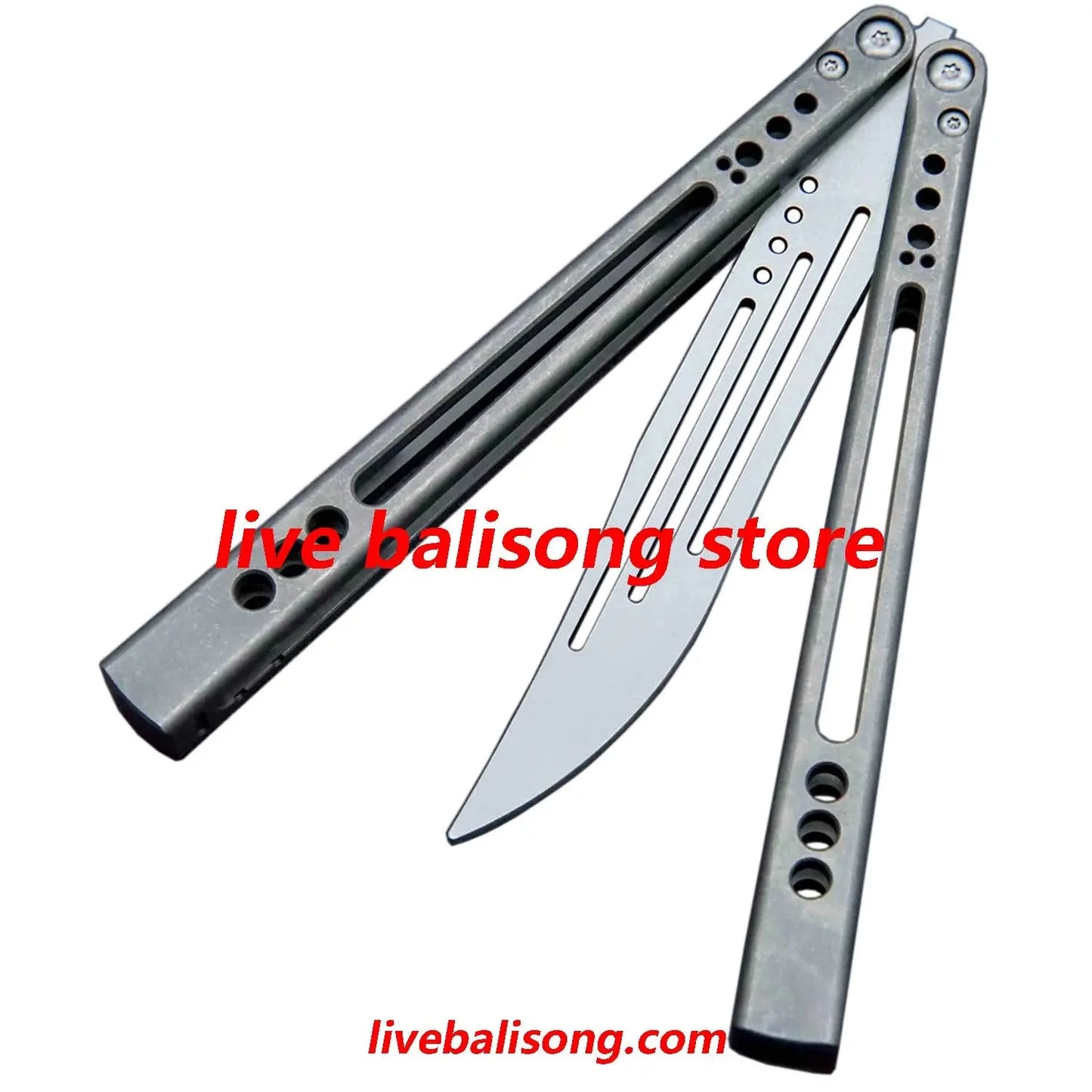Theone Gale Balisong Trainer Clone Titanium Handle livebalisong