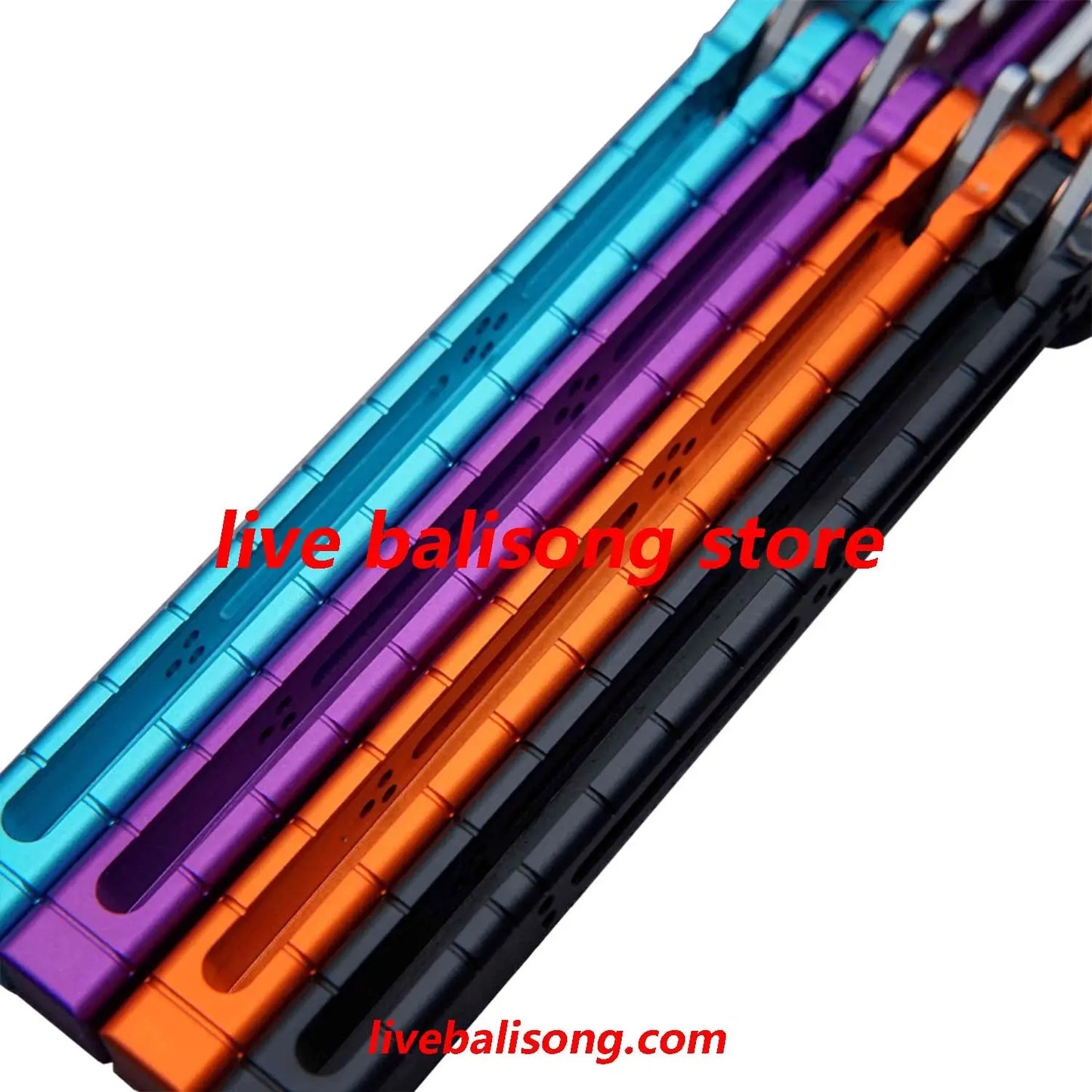 Theone HOM Basilisk Balisong Clone 7075 Aluminum Handle livebalisong