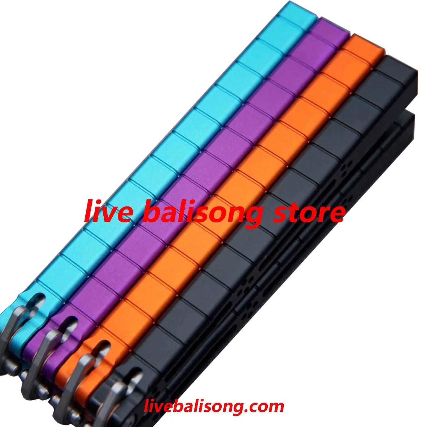 Theone HOM Basilisk Balisong Clone 7075 Aluminum Handle livebalisong