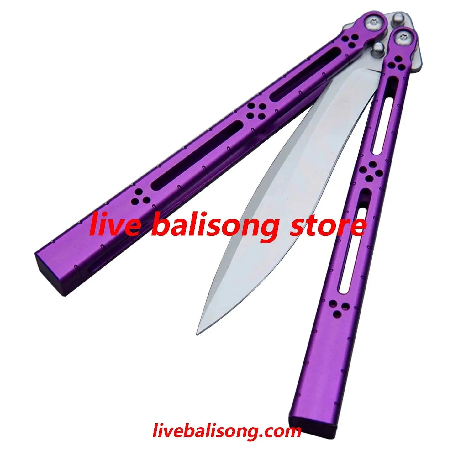 Theone HOM Basilisk Balisong Clone 7075 Aluminum Handle livebalisong