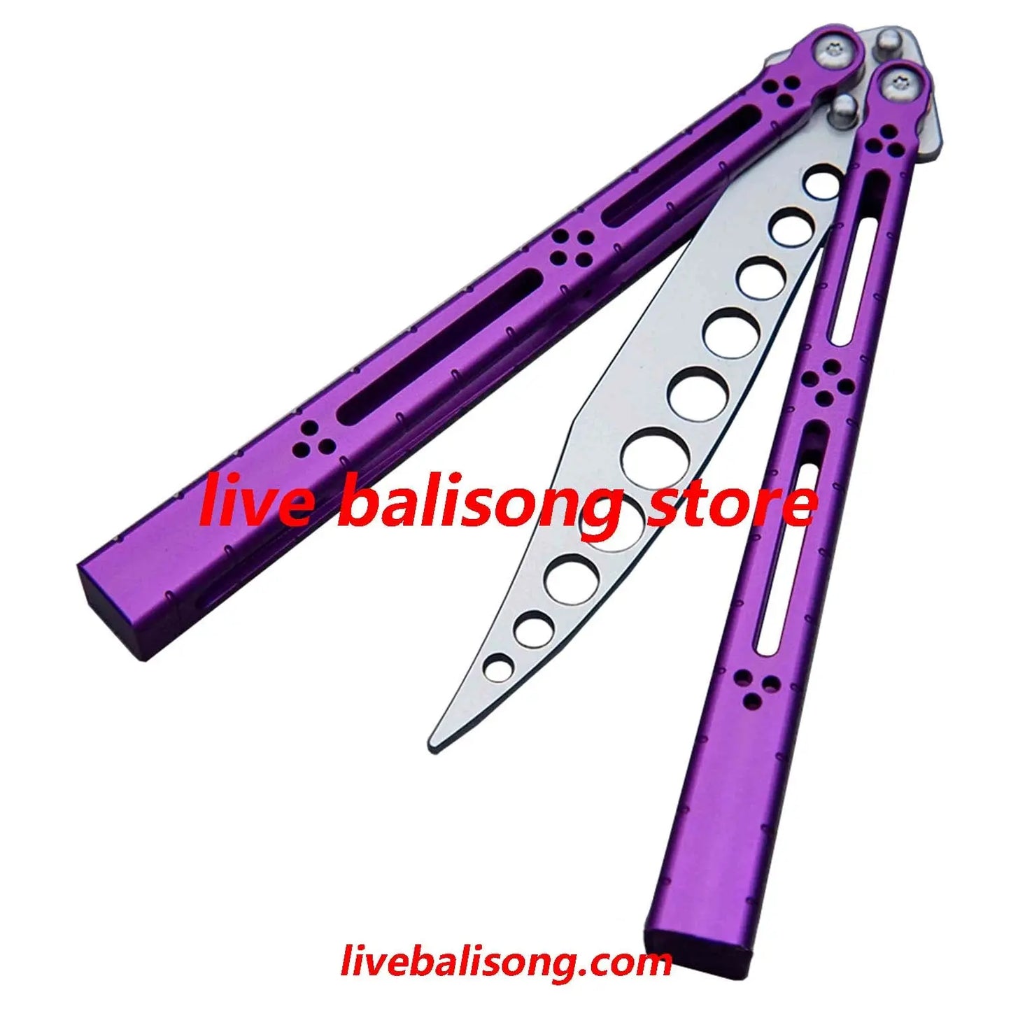 Theone HOM Basilisk Balisong Clone 7075 Aluminum Handle livebalisong