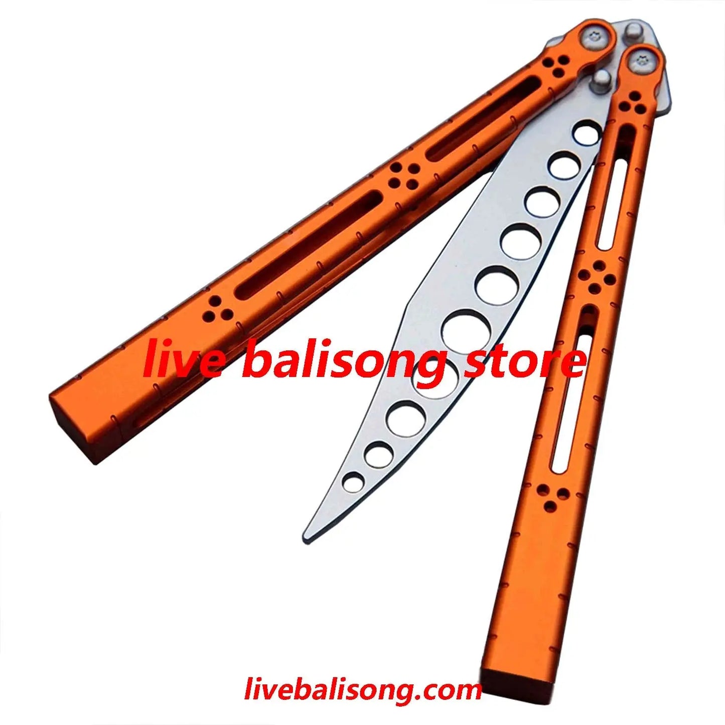 Theone HOM Basilisk Balisong Clone 7075 Aluminum Handle livebalisong