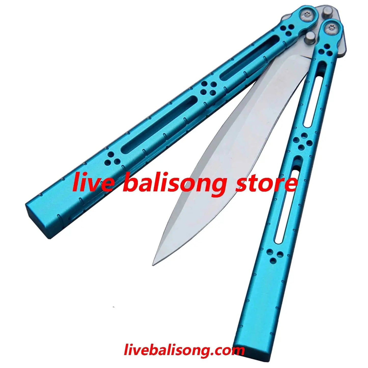 Theone HOM Basilisk Balisong Clone 7075 Aluminum Handle livebalisong