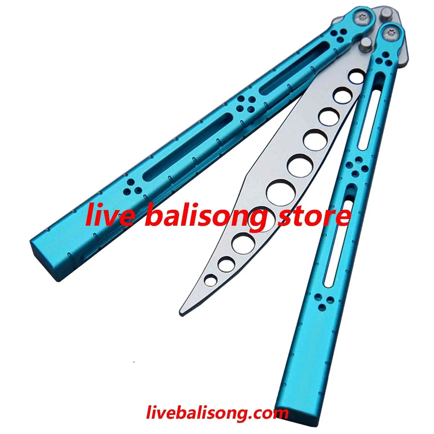 Theone HOM Basilisk Balisong Clone 7075 Aluminum Handle livebalisong