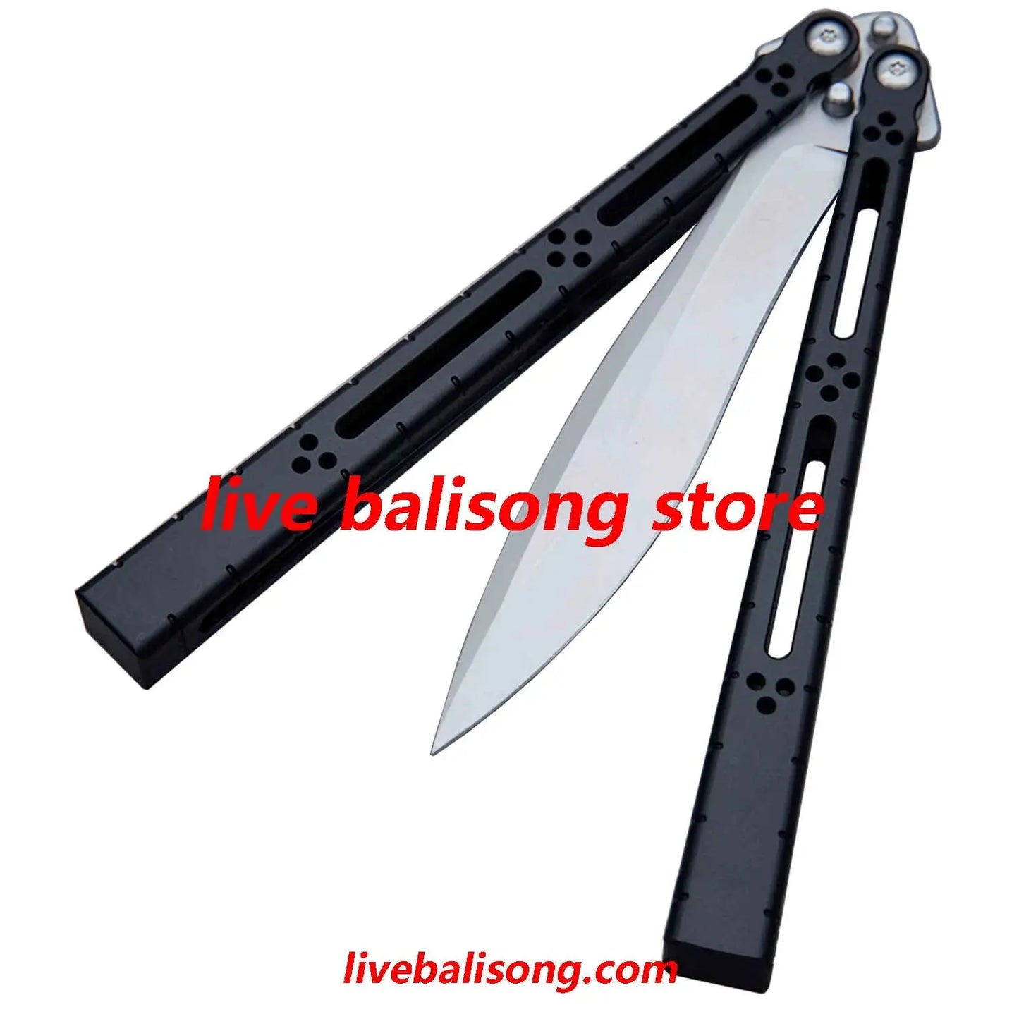 Theone HOM Basilisk Balisong Clone 7075 Aluminum Handle livebalisong