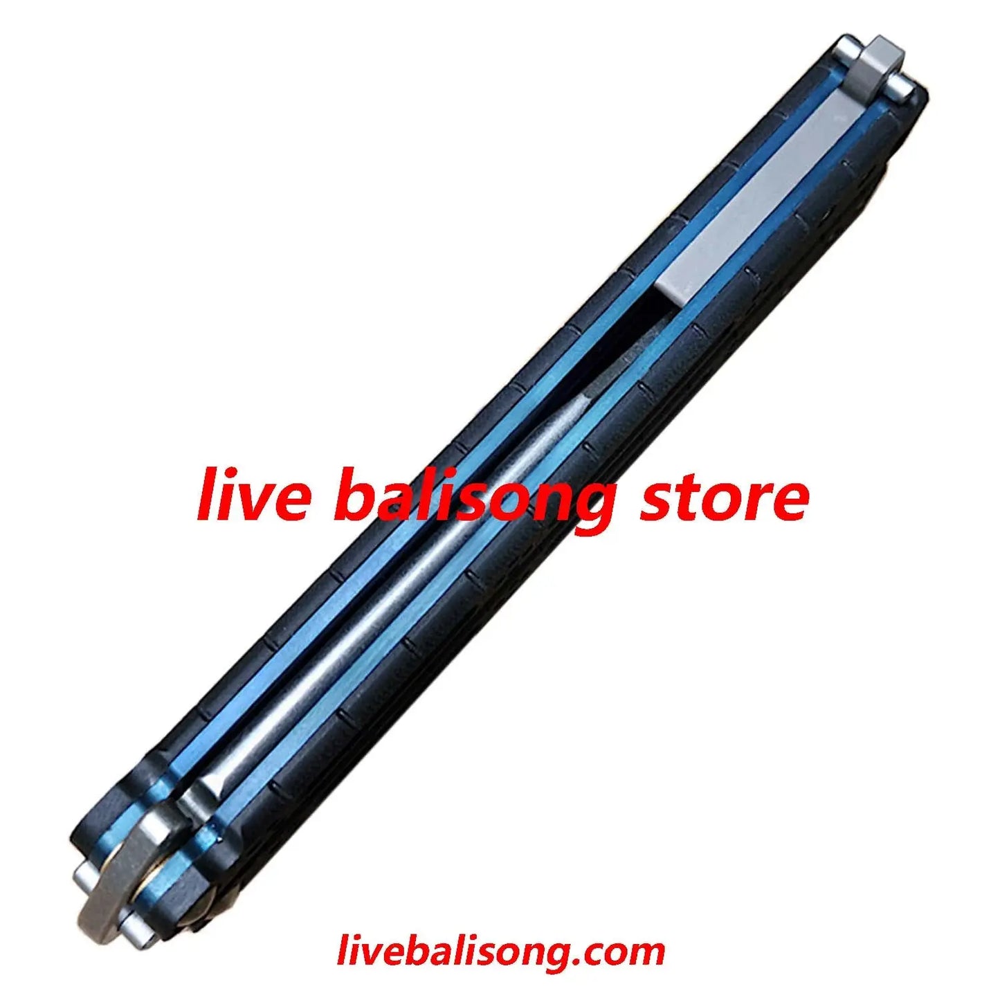 Theone HOM Basilisk Balisong Clone G10 Patch+Titanium Lining Handle livebalisong